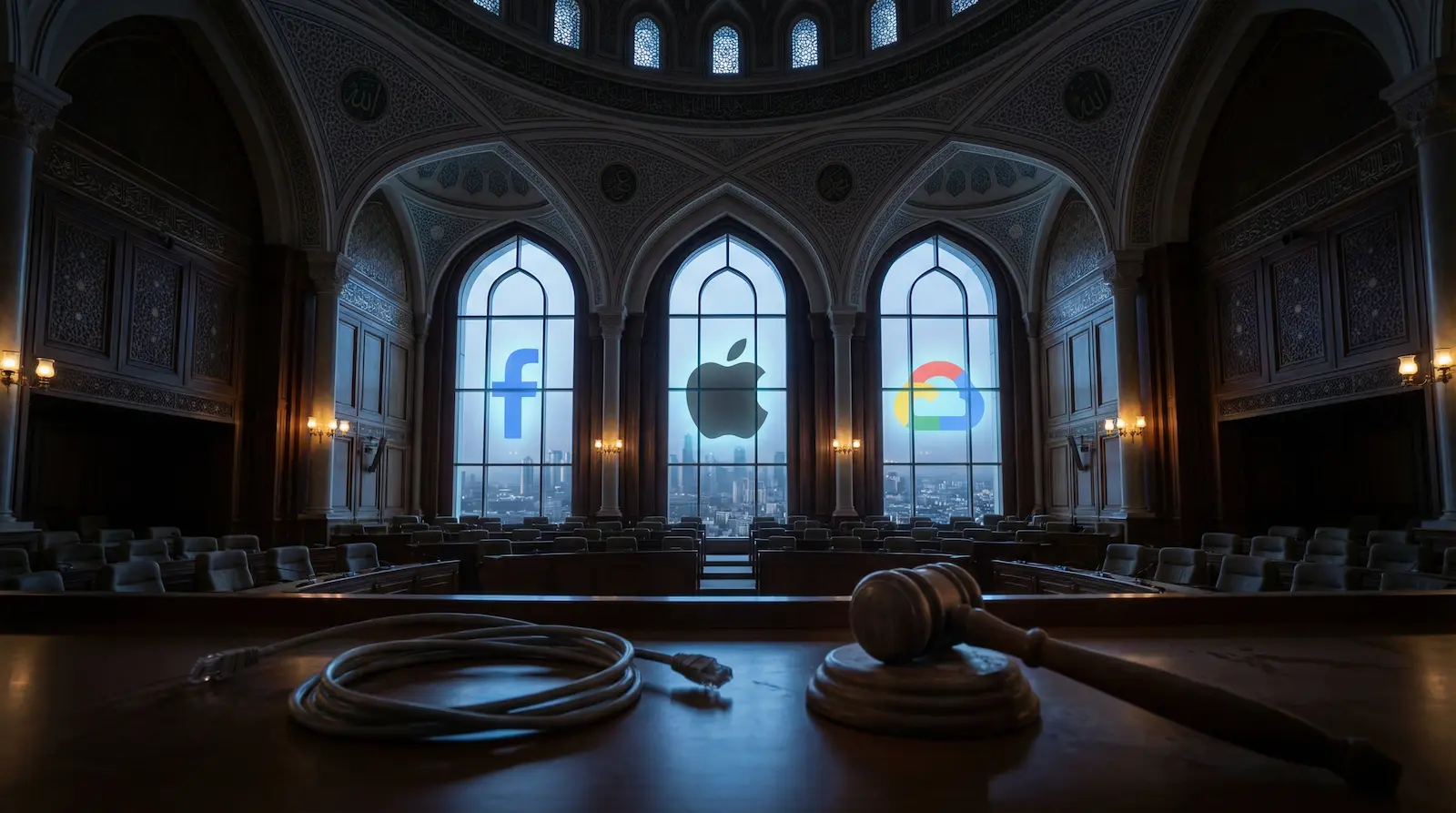 مشهد إنساني واقعي يعبر عن اعتماد المستخدم العربي على المنصات الرقمية وهيمنة شركات التقنية على الفضاء الرقمي