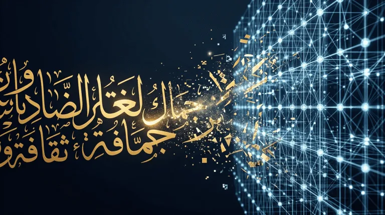 الذكاء الاصطناعي بالعربية - تمثيل بصري للفجوة بين اللغة العربية واللغات الأخرى في النماذج الذكية