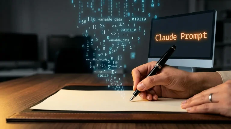 رسم توضيحي يُظهر كيف يعمل Claude عند معالجة البرومبت وتحويل النص إلى توكنات