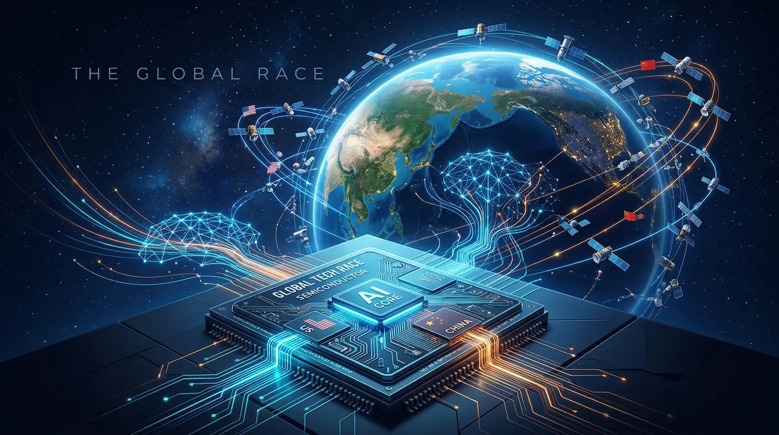 الفضاء والذكاء الاصطناعي والرقاقات في سباق جيوسياسي بين أمريكا والصين